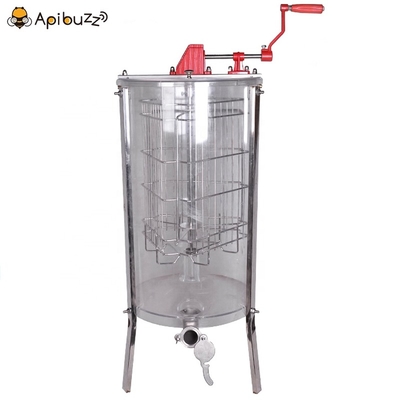 Bee Farm Acrylic 3 Frames Transparent Manual Honey Extractor Machine Tangential Style Beekeeping Supplies