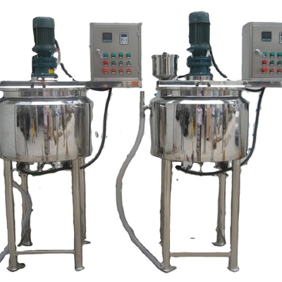 Liquid with suspended chemical industry stainless steel coated agitating tank /wax/adhesive/ guel solids/motor oil/paint agitator mixing tank