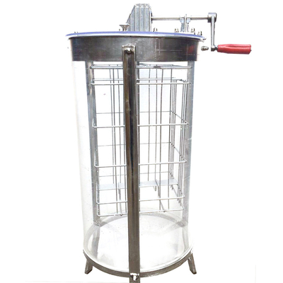 food &amp;amp; Beverage Plant Beekeeping Equipment 2 Frames Honey Extractor Acrylic Honey Extractor Manual Transparent