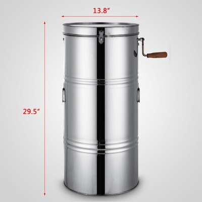 Made from High Grade Stainless Steel Agriculture Equipment Beehive 2 Frames Honey Extractor Manual Centrifuge for Honey
