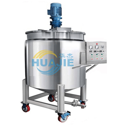 HUAJIE 50L-10000L viscous liquid vapor/reactor jacketed stirrer tank electric heating mixing liquid
