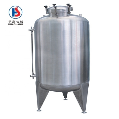 Stainless Steel Storage Tank Vertical Plant Fixed Type / Horizontal Type Storage Tank For Honey Milk Water
