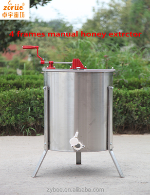 Extract Bee Honey Manual Honeycomb Spinner Honey Harvest 4 Views Stainless Steel Beekeeping Accessory Honey Extractor
